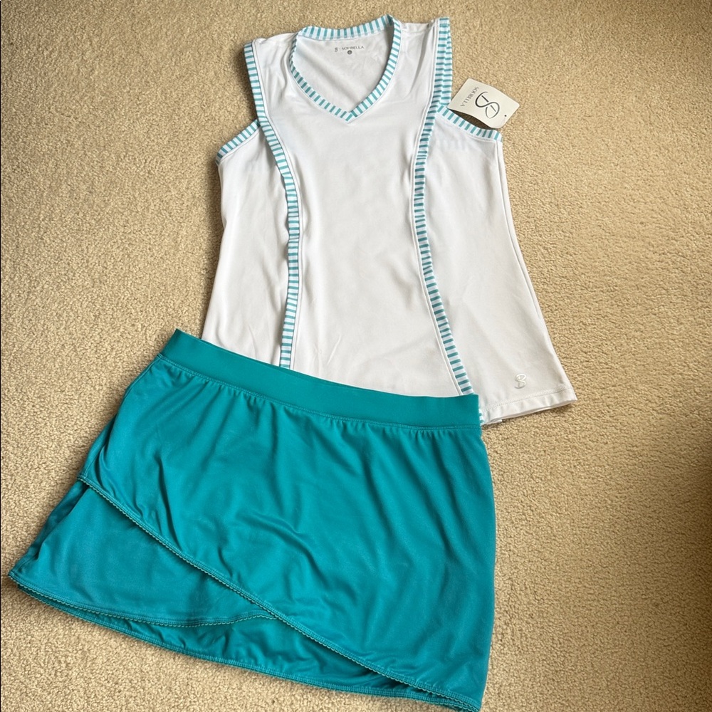 SOFIBELLA tennis/pickleball tank top - Size Medium/Large BNWT! - Picture 12 of 12
